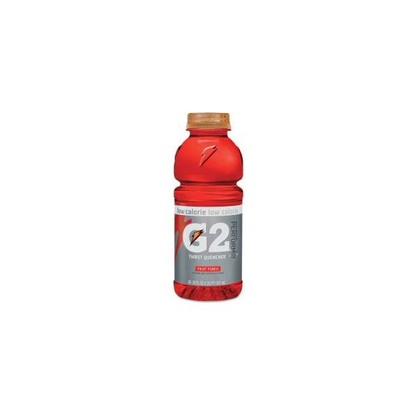 Gatorade G2 Perform 02 Low-Calorie Thirst Quencher, Fruit Punch, 20 oz Bottle, 24/Carton - 52000204056