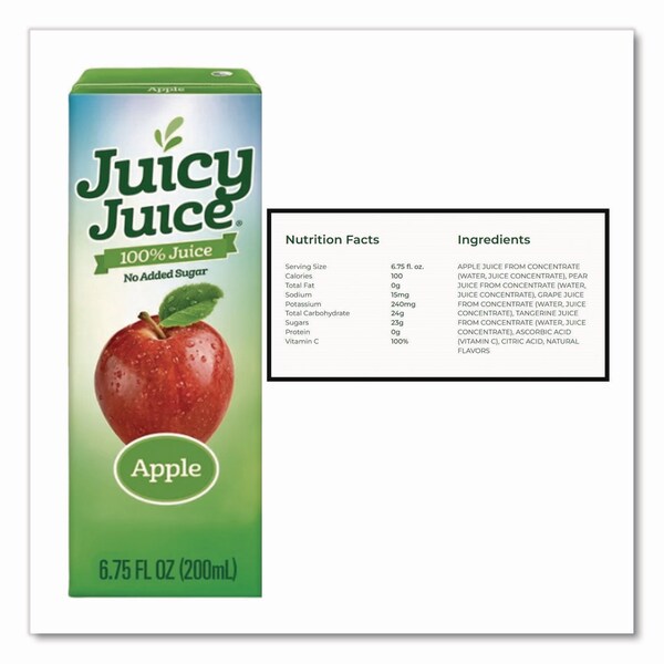 Juicy Juice Juice Box Variety Pack, Assorted Flavors, 6.75 oz Box, 32PK - ZUD48675