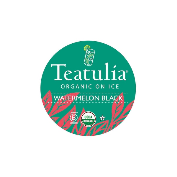 Teatulia Organic Teas Watermelon Black Iced Tea, PK24 - IT-WMBK-24