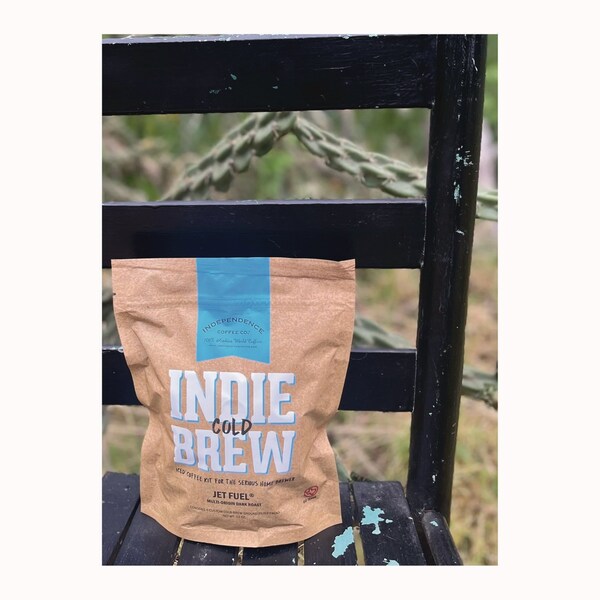 Independence Coffee Co. Indie Cold Brew Jet Fuel Coffee Filter Pack, 12 oz Bag - ICF73100