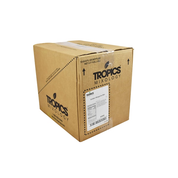Tropics RTU Golden Agave Margarita Cocktail, PK12 - 60568