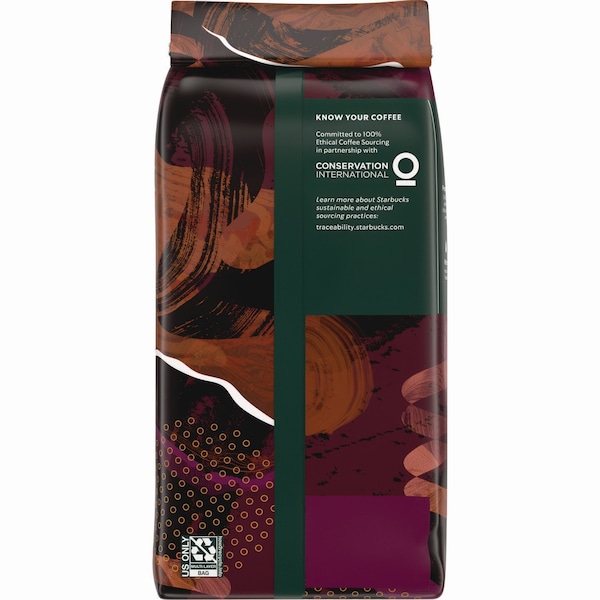 Starbucks Whole Bean Coffee, Dark Espresso Roast, 16 oz Bag - SBK11017855