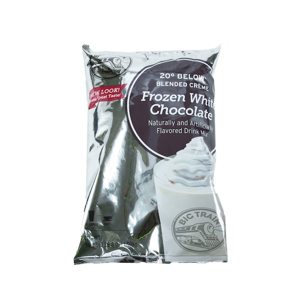 Big Train 20 Degrees Below Frozen White Chocolate Drink Mix 3.5lbs, PK5 - BT.650800