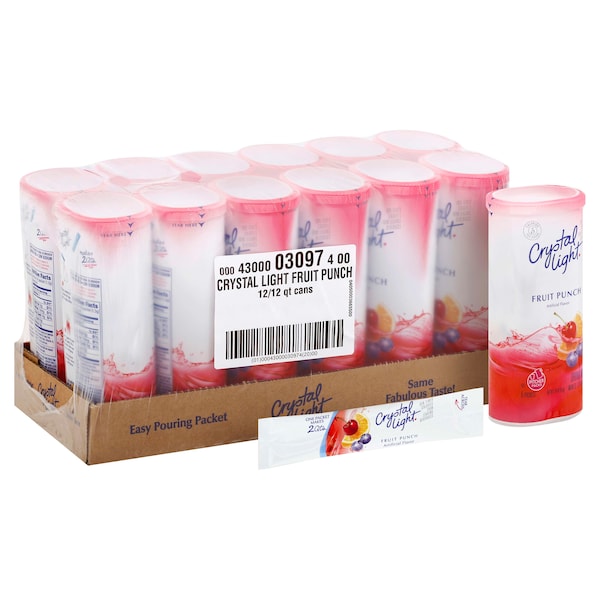 Crystal Light Crystal Light Fruit Punch Beverage Mix 2.04 oz., PK12 - 00043000030974