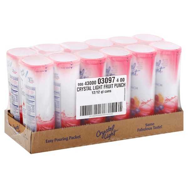Crystal Light Crystal Light Fruit Punch Beverage Mix 2.04 oz., PK12 - 00043000030974
