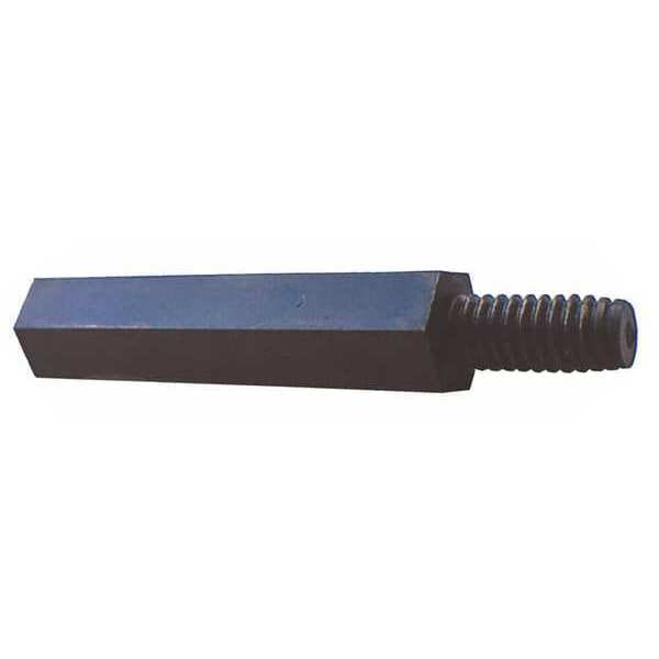 Zoro Select Hex Standoff, #8-32 Thrd Sz, 1/2 in L, 3/8 in Thrd L Nylon Plain, 1/4" Hex W, 10 PK - 36832MF050B