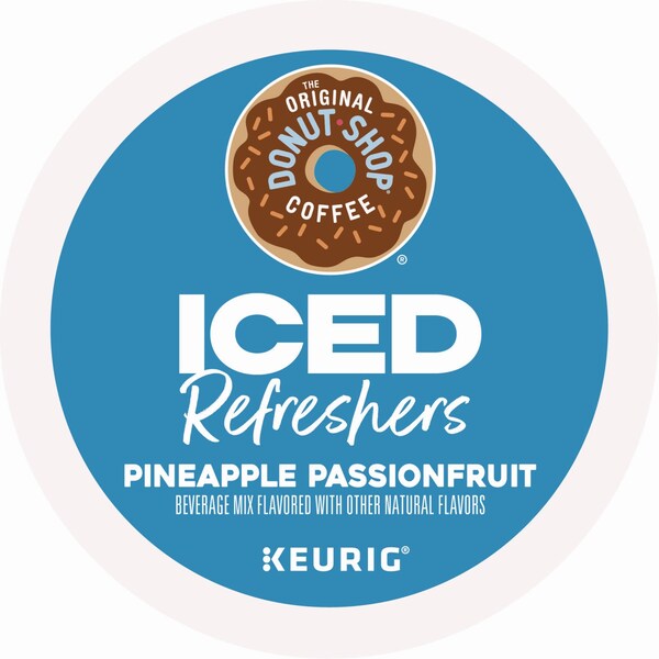 The Original Donut Shop ICED Refreshers K-Cup Pods, Passion Fruit, 20PK - 5000379381