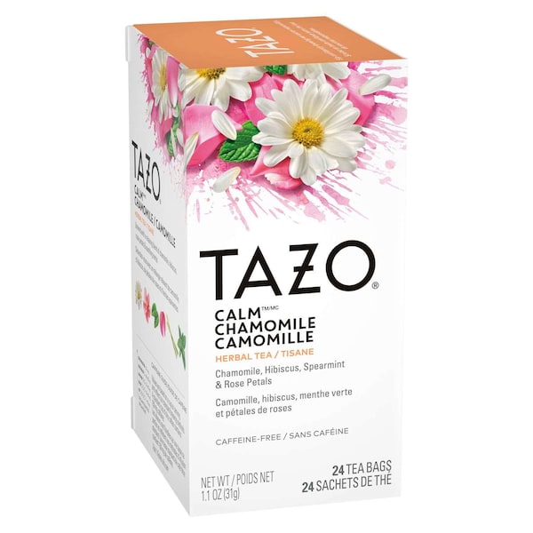 Tazo Tazo Calm Chamomile Tea Bag, PK144 - 00794522200207