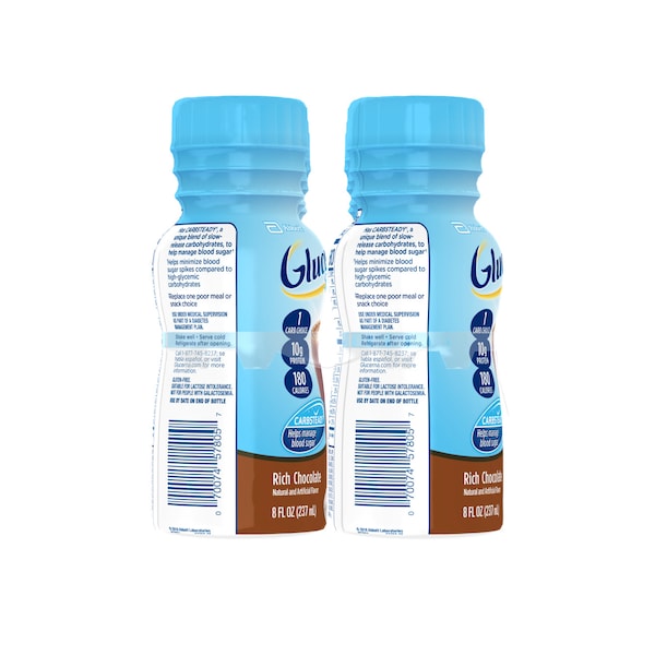 Glucerna Glucerna Shake Creamy Chocolate Delight 8 Fl oz. Bottles, PK24 - 57804