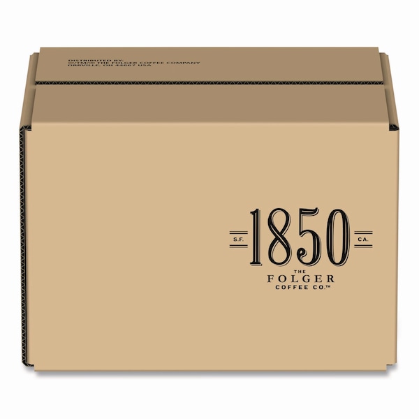 1850 Coffee, 100% Arabica, Fraction Pack, Caffeinated, Ground, 60 oz, 24 PK - 21511