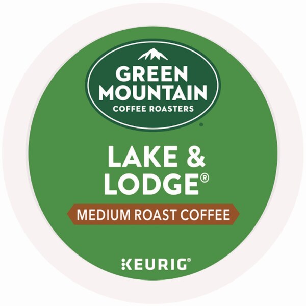 Green Mountain Coffee Lake and Lodge Coffee K-Cups, Medium Roast, PK96 PK - 6523