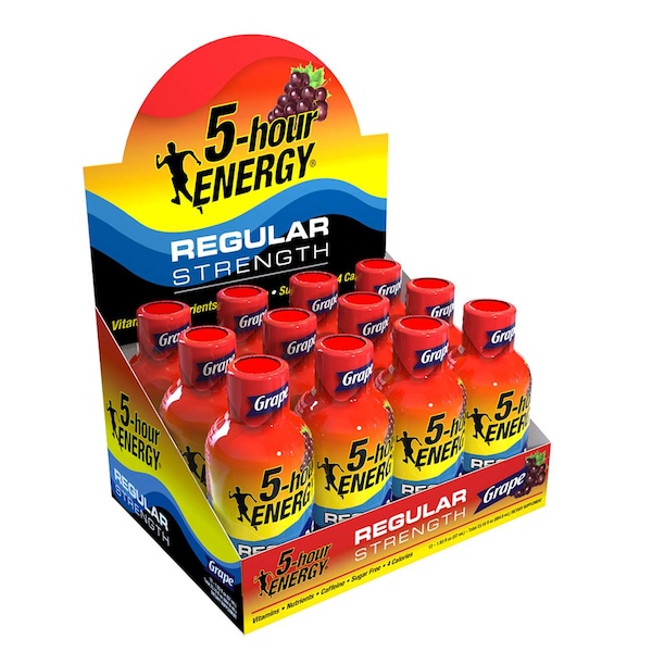 5 Hour Energy 5-Hour Energy Grape Energy Shot 1.93 oz., PK216 - 218123
