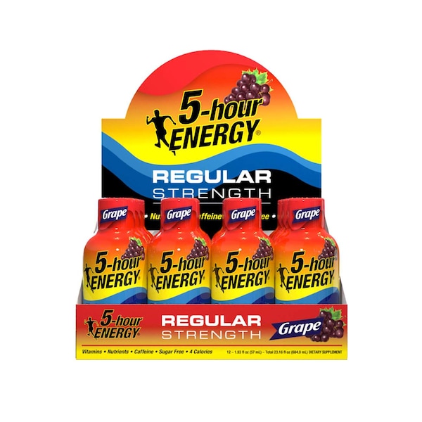 5 Hour Energy 5-Hour Energy Grape Energy Shot 1.93 oz., PK216 - 218123