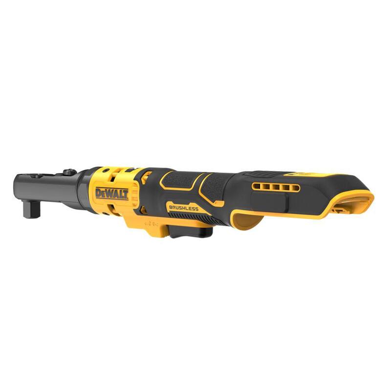 DEWALT Llave de trinquete inalámbrica de 20 voltios de 3/8 a 1/2 pulgadas (Solo herramienta) - DCF510B
