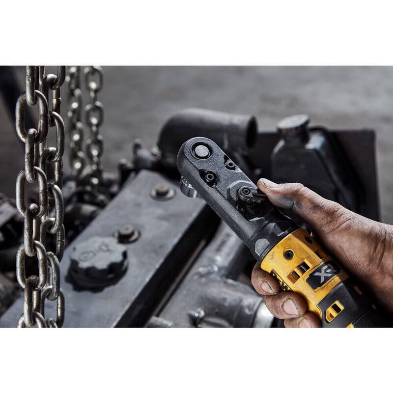 DEWALT Llave de trinquete inalámbrica de 20 voltios de 3/8 a 1/2 pulgadas (Solo herramienta) - DCF510B