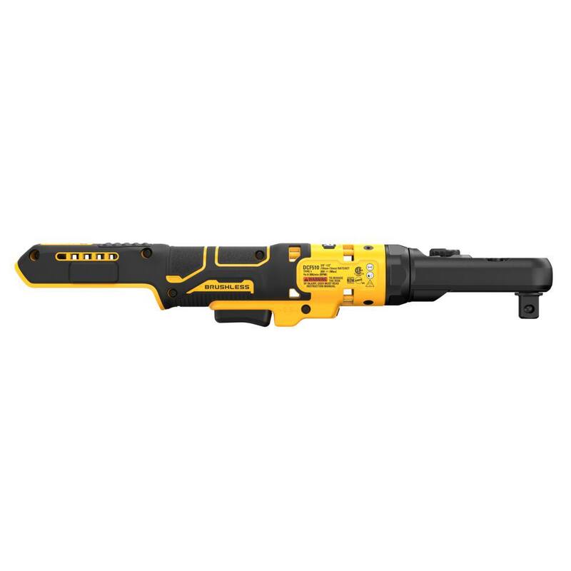 DEWALT Llave de trinquete inalámbrica de 20 voltios de 3/8 a 1/2 pulgadas (Solo herramienta) - DCF510B