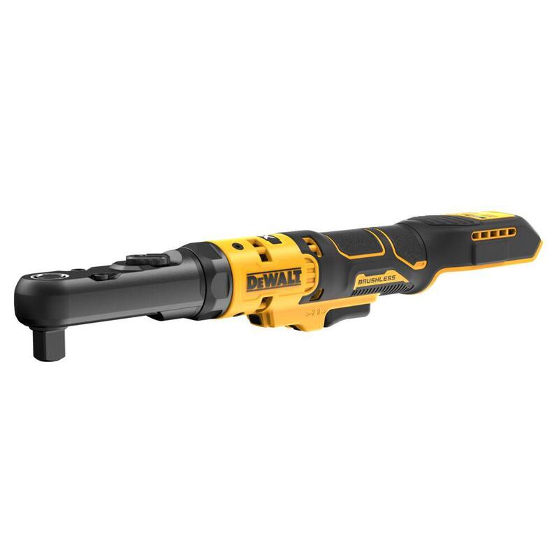 DEWALT Llave de trinquete inalámbrica de 20 voltios de 3/8 a 1/2 pulgadas (Solo herramienta) - DCF510B