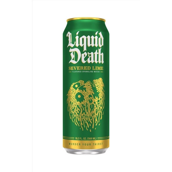 Liquid Death Liquid Death Severed Lime Lime Sparkling Natural Mineral Water 19.2 oz 1 pk - 222