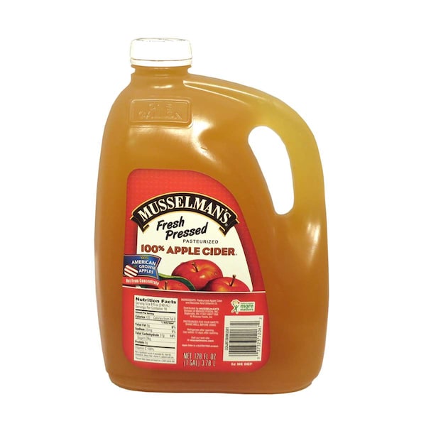 Musselmans Musselman's Fresh Pressed 100% Apple Cider 128 oz. Cans, PK4 - FCAJN7200MUS01