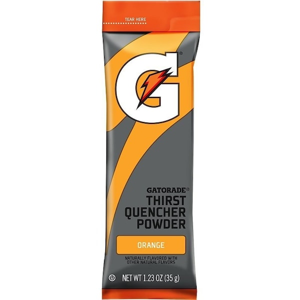 Gatorade 13165 Thirst Quencher Instant Powder Sports Drink Mix, Powder, Orange Flavor, 134 oz Pack - 4701