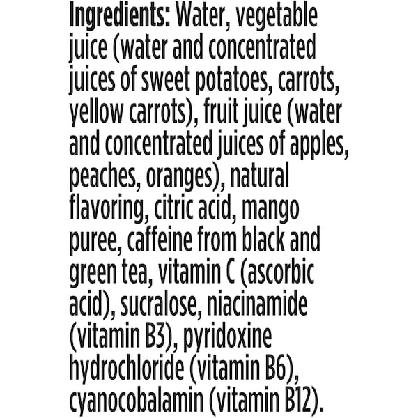 V8 V8 Energy Peach Mango 8 oz. Can, PK24 - 000019620