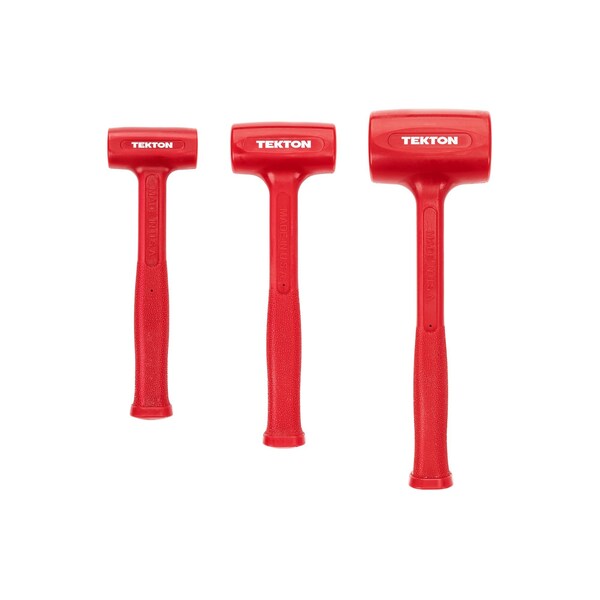 Tekton Dead Blow Hammer Set, 3-Piece (13, 21, 39 oz.) - HDB93001
