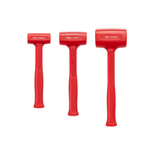 Tekton Dead Blow Hammer Set, 3-Piece (13, 21, 39 oz.) - HDB93001