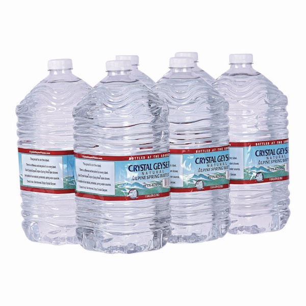 Crystal Geyser Alpine Spring Water, 1 Gal Bottle, 288PK - 12514 2