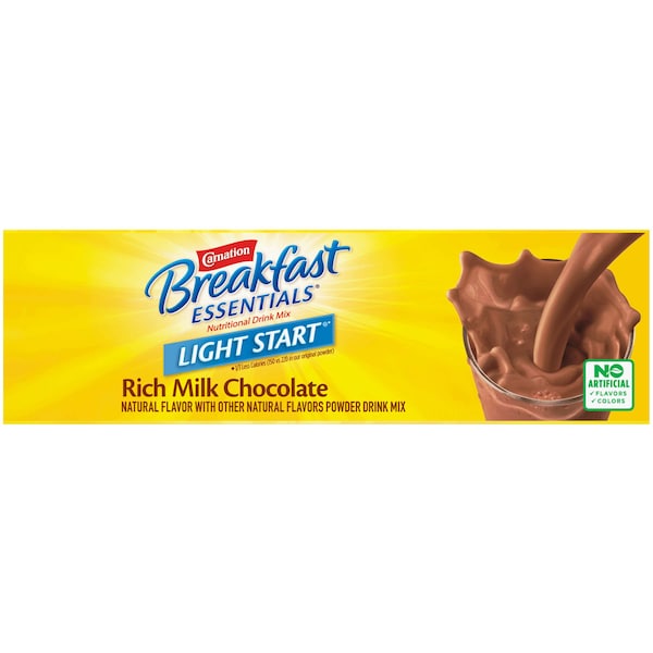 Carnation Carnation Breakfast Drink Not RTD No Sugar Added Chocolate Powder, PK8 - 10050000540423