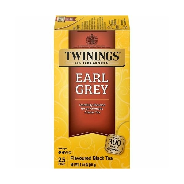 Twinings North America TEA, EARL GRAY, TWININGS, 25PK - TWG09183