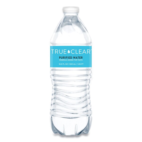 True Clear Purified Bottled Water, 16.9 oz Bottle, 2016PK - TRC05L24PDMPBN