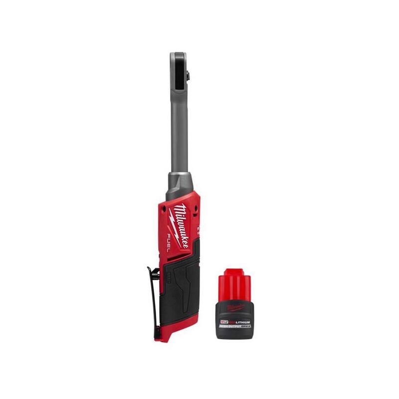 Milwaukee M12 FUEL INSIDER 12V Lithium-Ion Brushless Cordless 1/4in - 3/8in. Extended Reach Box Ratchet w/ HO 2.5Ah Battery Pack - 3050-20-48-11-2425

Llave de trinquete cuadrado extendido sin escobillas inalámbrico Milwaukee M12 FUEL INSIDER de 12V con batería de iones de litio de 2.5Ah - 3050-20-48-11-2425.
