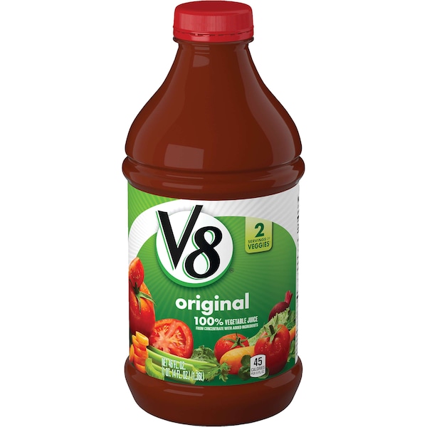 V8 V8 Original Vegetable Juice 64 oz. Bottle, PK6 - 000020808