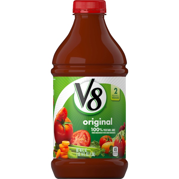 V8 V8 Original Vegetable Juice 64 oz. Bottle, PK6 - 000020808