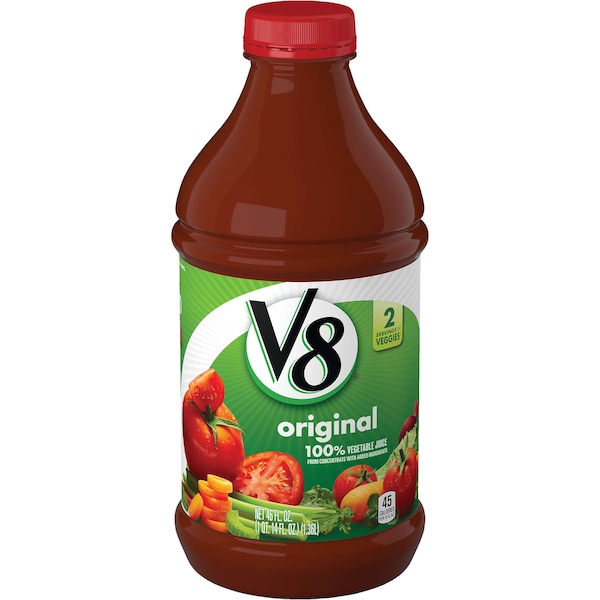 V8 V8 Original Vegetable Juice 64 oz. Bottle, PK6 - 000020808