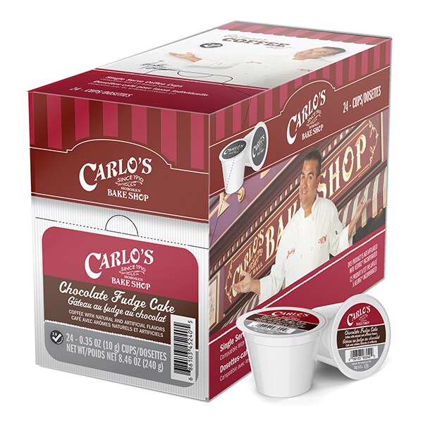 Carlos Bake Shop Chocolate Fudge Cake, Single Serve Cup, PK96 - SNCB5240