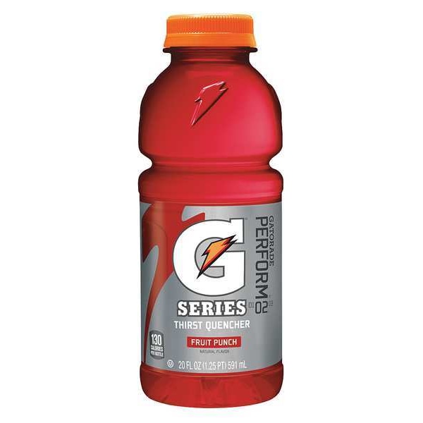 Gatorade Sports Drink Fruit Punch 20 oz., PK24 - 32866