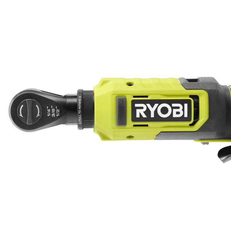 Llave de trinquete inalámbrica RYOBI ONE+ 18V de múltiples tamaños con batería de alto rendimiento de iones de litio ONE+ 18V 2.0 Ah - PCL280B-PBP003