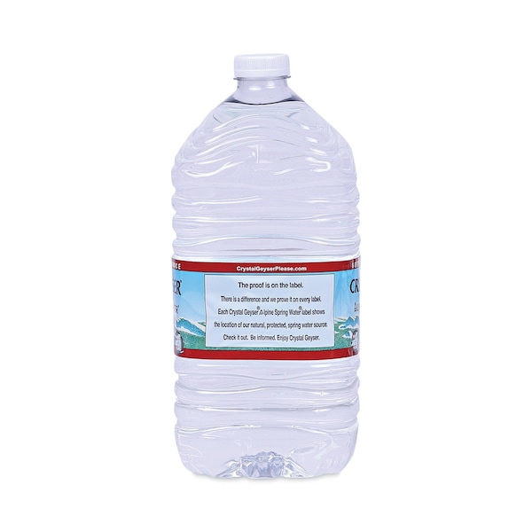 Crystal Geyser Alpine Spring Water, 1 Gal Bottle, 6PK - 12514