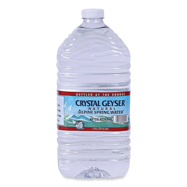 Crystal Geyser Alpine Spring Water, 1 Gal Bottle, 6PK - 12514