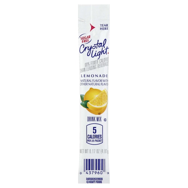 Crystal Light Crystal Light Kosher Drink Lemonade On The Go .17 oz., PK120 - 10043000007966