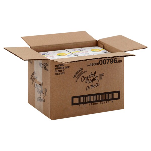 Crystal Light Crystal Light Kosher Drink Lemonade On The Go .17 oz., PK120 - 10043000007966