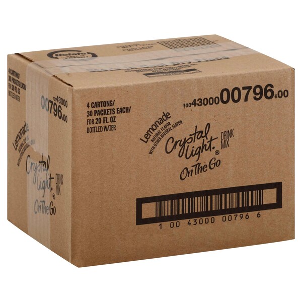 Crystal Light Crystal Light Kosher Drink Lemonade On The Go .17 oz., PK120 - 10043000007966