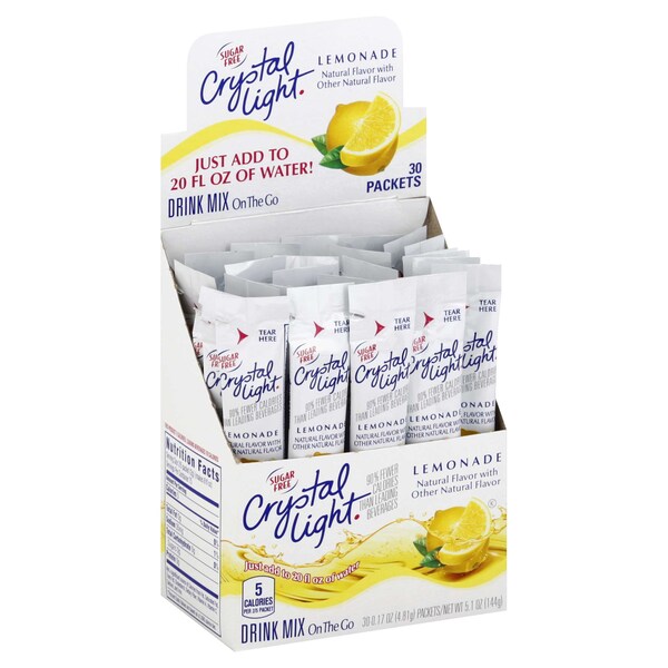 Crystal Light Crystal Light Kosher Drink Lemonade On The Go .17 oz., PK120 - 10043000007966