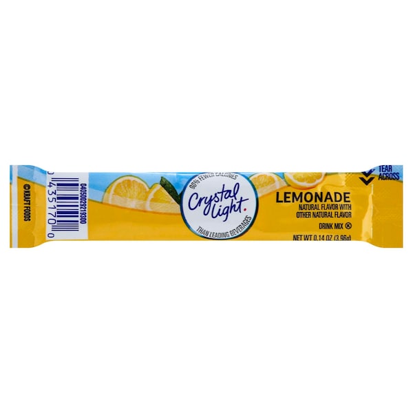 Crystal Light Crystal Light Lemonade Beverage On The Go .14 oz., PK120 - 00043000053843