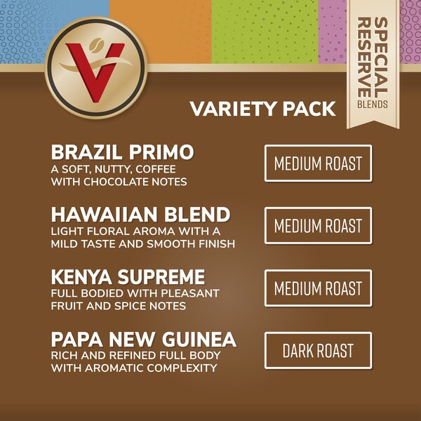Victor Allen Victor Allen's Coffee, Coffee Around The World Variety Pack, 96 Count, Single Serve Coffee Pods for Keurig K-Cup Brewers - FG016450RV
