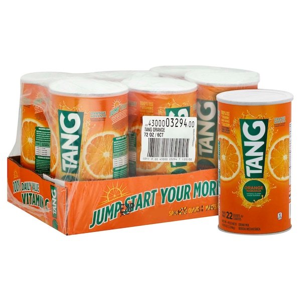 Tang Beverage Tang Orange 72 oz. 4.5lbs, PK6 - 00043000032947