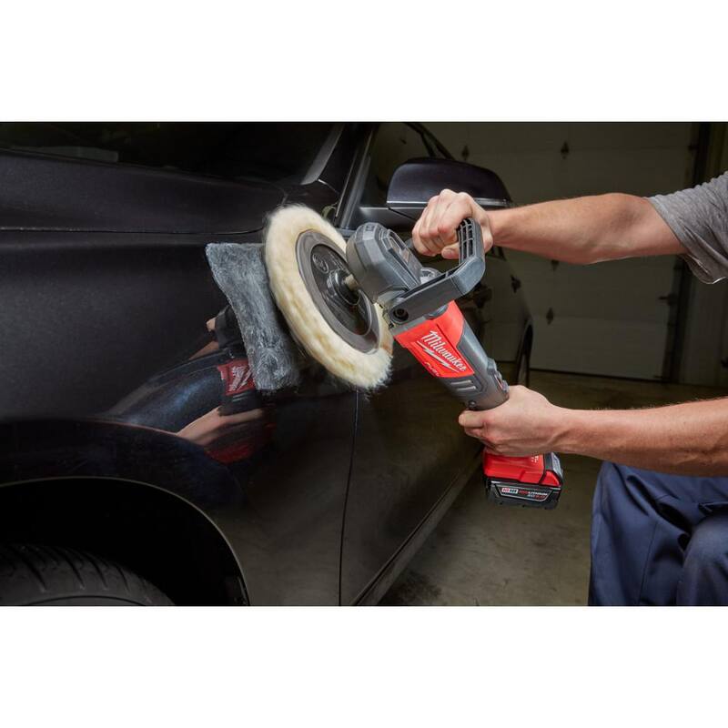 Pulidora inalámbrica Milwaukee M18 FUEL 18V de 7 pulgadas con velocidad variable y sin accesorios - 2738-20