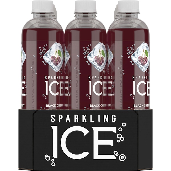 Sparkling Ice Sparkling Ice Black Cherry 17 oz.bottles, PK12 - FG00105
