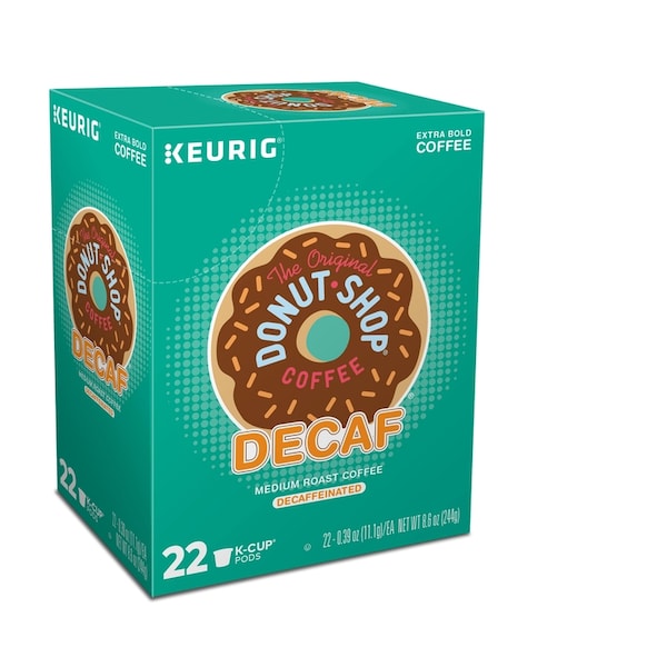 Keurig Keurig The Original Donut Shop Medium Roast Decaf Coffee K-Cups Decaffeinated 24 pk - 5000341140
